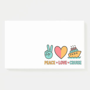 Liebe Cruise Vacation Post-it Klebezettel