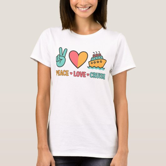 Liebe Cruise Vacation T-Shirt (Vorderseite)