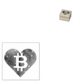 LIEBE CRYPTO btc Gummistempel (Stempel)