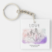 *~* "LIEBE Crystals Events SWAG Hochzeiten Schlüsselanhänger (Vorderseite)