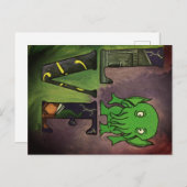 Liebe Cthulhu Postkarte (Vorne/Hinten)
