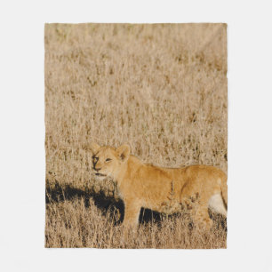 LIEBE CUB FÜR SEINE MUTTER GEWARTET FLEECEDECKE