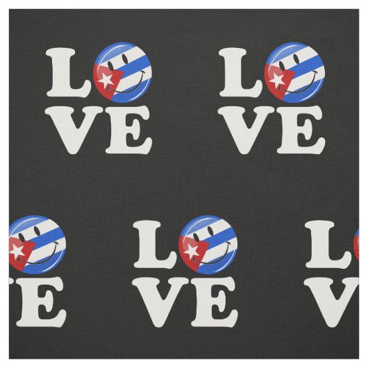 Liebe Cuban Style Stoff (Muster)