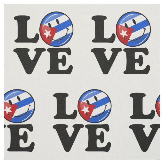 Liebe Cuban Style Stoff (Muster)