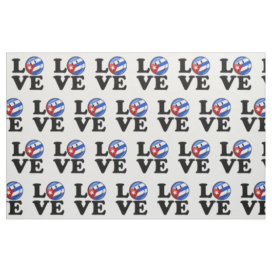 Liebe Cuban Style Stoff (Fat Quarter (45,7 x 55,9 cm))