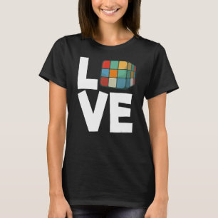 Liebe Cubing Puzzle Solving Cube Liebe Cubes Speed T-Shirt
