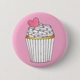 Liebe Cupcake Brautparty Geburtstag Button