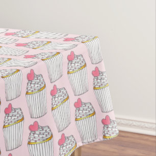 Liebe Cupcake Brautparty Geburtstag Tischdecke