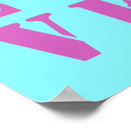 Liebe Cupcake Poster (Ecke)