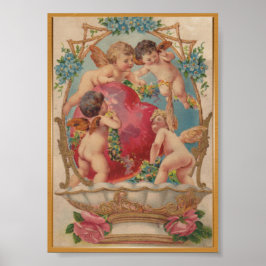 Liebe cupid Vintage Poster