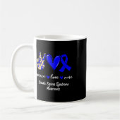Liebe Cure Cauda Equina Syndrom Blaues Bewusstsein Kaffeetasse (Links)
