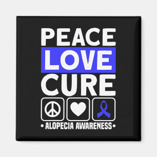 Liebe Cure Support Alopezie Sensibilisierungsgrupp Magnet