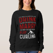 Liebe Curling Team Sweatshirt (Vorderseite)
