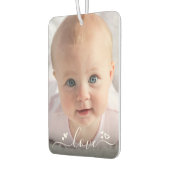 Liebe Custom 2 Foto Script Hearts Personalisiert Autolufterfrischer (Links)