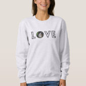 LIEBE Custom Foto Dog Mama Sweatshirt (Vorderseite)