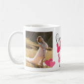 LIEBE Custom Fotos Herzt Valentinstag Tasse (Links)