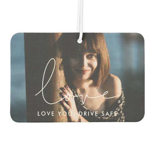 Liebe Custom Paar Picture Air Freshener Autolufterfrischer (Rückseite)