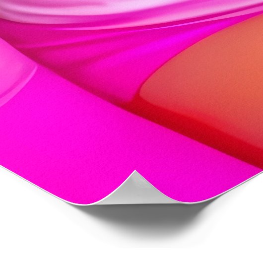 Liebe Cyborg R-10 Ken Gage Retrowave Poster (Ecke)