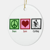 Liebe-Cycling Keramikornament (Links)
