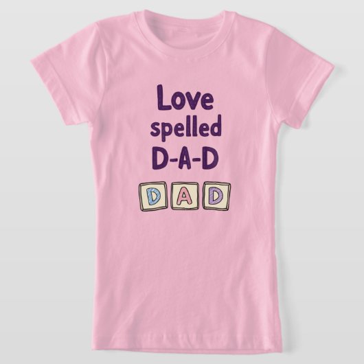 LIEBE D-A-D T-Shirt (Ablage )