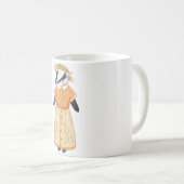 Liebe Dachs-Lady Kaffeetasse (VorderseiteRechts)