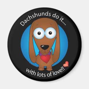 LIEBE DACKEL 1 MAGNET
