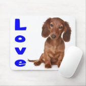 Liebe Dackel Welpen Hund Computer Mousepad (Mit Mouse)