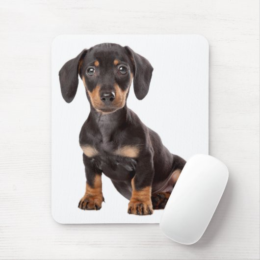 Liebe-Dackel-Welpen-Hundecomputer Mousepad (Mit Mouse)
