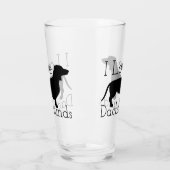Liebe-Dackeln der Dackel-HundeSilhouette-I Glas (Links)