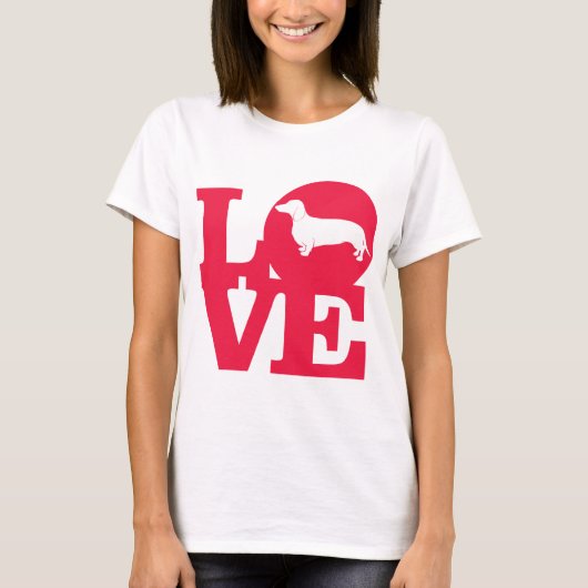Liebe-Dackeln!!! T-Shirt (Vorderseite)