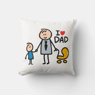 Liebe Daddy Druck Kissen