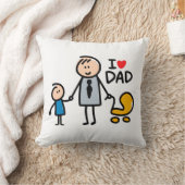 Liebe Daddy Print Kissen (Decke)