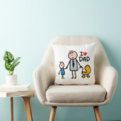 Liebe Daddy Print Kissen (Stuhl )