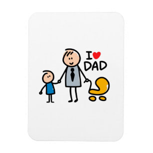 Liebe Daddy Print Magnet