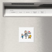 Liebe Daddy Print Magnet (In Situ (Geschirrspüler))