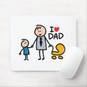 Liebe Daddy Print Mousepad (Mit Mouse)