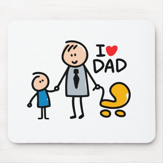 Liebe Daddy Print Mousepad (Vorne)