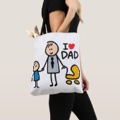 Liebe Daddy Print Tasche (Von Nahem)