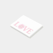 Liebe Dahlia Post-it Klebezettel (angewinkelt)