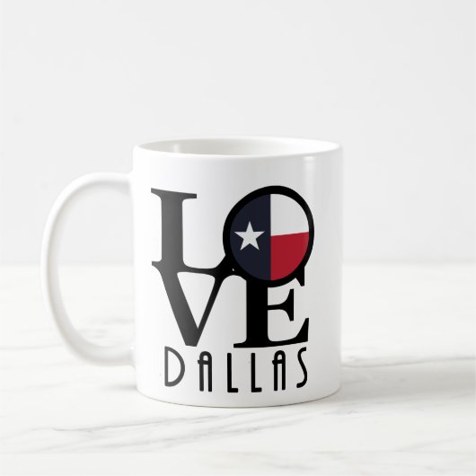 LIEBE Dallas 11oz Kaffeetasse (Links)
