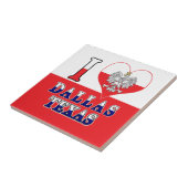 Liebe Dallas Texas Fliese (Seite)