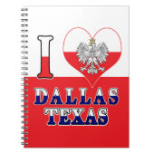 Liebe Dallas Texas Notizblock (Vorderseite)