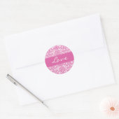 Liebe Damask Envelope Aufkleber Siegel (Umschlag)