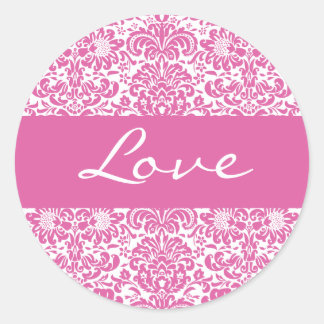 Liebe Damask Envelope Aufkleber Siegel