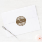 Liebe Damask Envelope Aufkleber Siegel (Umschlag)