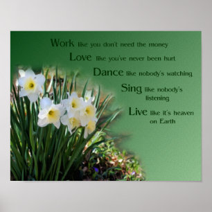 Liebe-Dance-Dialoge Inspiration Poster