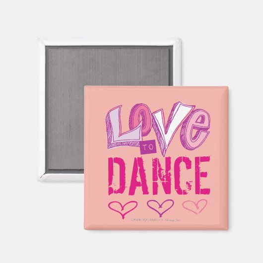 Liebe Dance Magnet (Vorderseite/Rückseite)