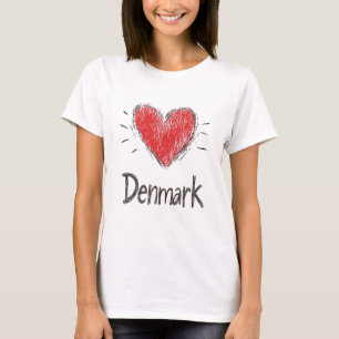 Liebe Dänemark T-Shirt
