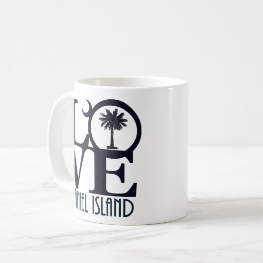 LIEBE Daniel Island 11oz Kaffeetasse (Vorderseite Links)