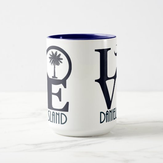 LIEBE Daniel Island SC 15oz Tasse (Zentrum)